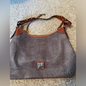 Dooney & Bourke Embossed Lizard Hobo